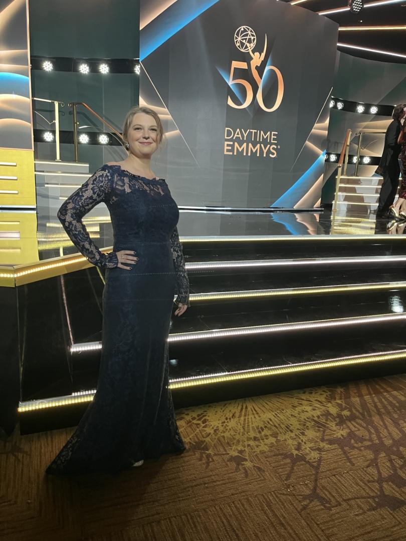 Ashley Cook at the Emmys